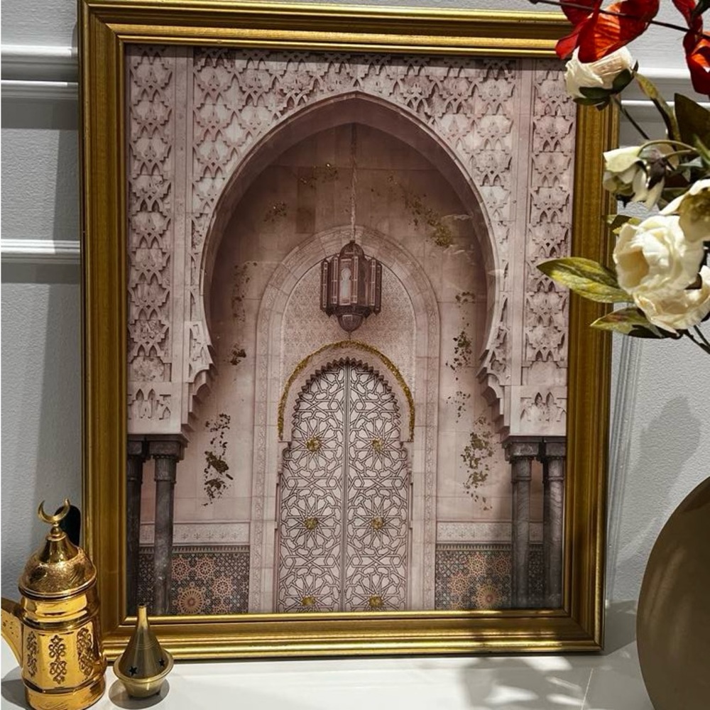 Elegant Gold Framed Wall Art Decor